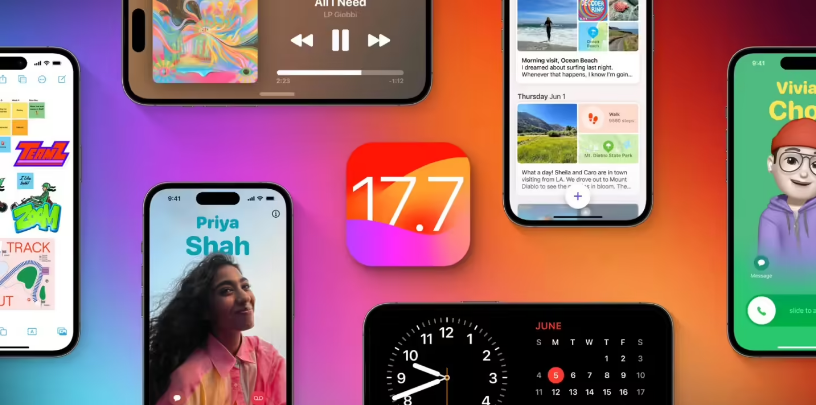 营山苹果手机维修分享苹果 iOS / iPadOS 17.7.1 正式版推送 